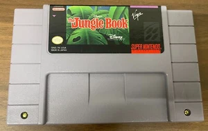 Disney’s The Jungle Book SNES Super Nintendo video game TESTED WORKS - Picture 1 of 2