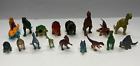 Vintage Dinosaur Figures Lot Of 17