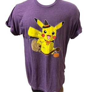NWT Pokemon Boys Gray Short Sleeve Pikachu Pumpkin Size Small T-Shirt - Picture 1 of 9