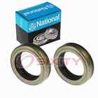2 Pc National Front Inner Axle Shaft Seals For 1997-2000 Gmc K3500 Driveline Rz