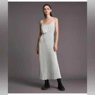 NUEVO ALLSAINTS Jaclyn Shine en plata talla pequeña #D7155 Foto 1 de 4