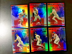 CARDINALS 6-CARD LOT 2004 FLEER SHOWCASE-PUJOLS/ROLEN/DREW/EDMONDS/HART - Picture 1 of 2