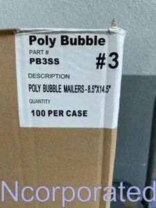 1 Stück nur Industriestil ""individuell"" Blase Poly Mailer #3 - Bild 1 von 4