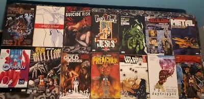  VERTIGO TPB Hellblazer: Umbrella Academy, Doom Patrol, Preacher, LOTE COMO SE VE EN MUY BUEN ESTADO Foto 1 de 4