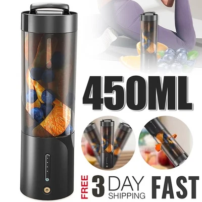 Tragbarer Mini Mixer Standmixer Elektrischer Smoothie Maker Blender Shaker Akku - Bild 1 von 4