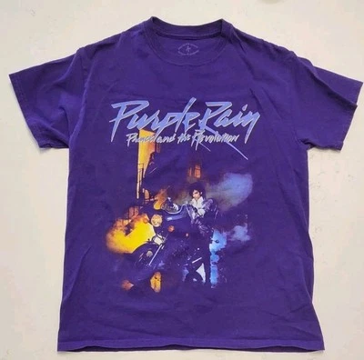 The Prince Estate Purple Rain World Tour T-Shirt Women's Size M Purple - Image 1 of 3
