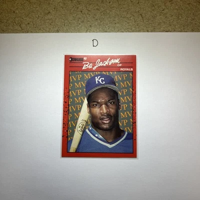 1990 Donruss - Bonus Mvp Bo Jackson #BC-1 Period After INC on Back - Image 1 of 2