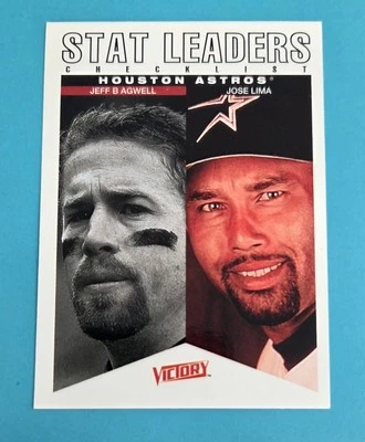 2000 Upper Deck Victory #23 Jeff Bagwell / Jose Lima Astros BASEBALL Card M9 - Image 1 of 2