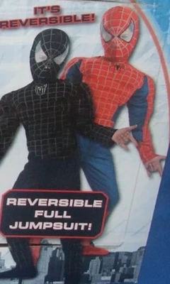 Disfraz Spiderman Deluxe Reversible Acolchado Niño Talla 4-6 Pequeño Sello de Fábrica Nuevo Foto 1 de 3