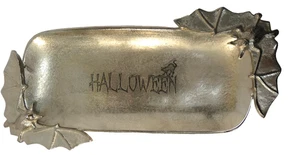 Halloween Silber Serviertablett - "Halloween" SPOOKY!!! - Bild 1 von 6