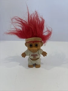 Vintage Russ Good Luck Troll SF 49er Puppe San Francisco SELTENER FUND - Bild 1 von 3