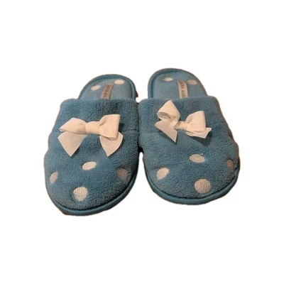 Тапочки-слипоны Laura Ashley синие в горошек размер M - Изображение 1 из 4