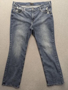 Silver Jeans Co Suki Slim Boot Jeans Damen 20L Blau Plus Stretch Bootcut Denim - Bild 1 von 15