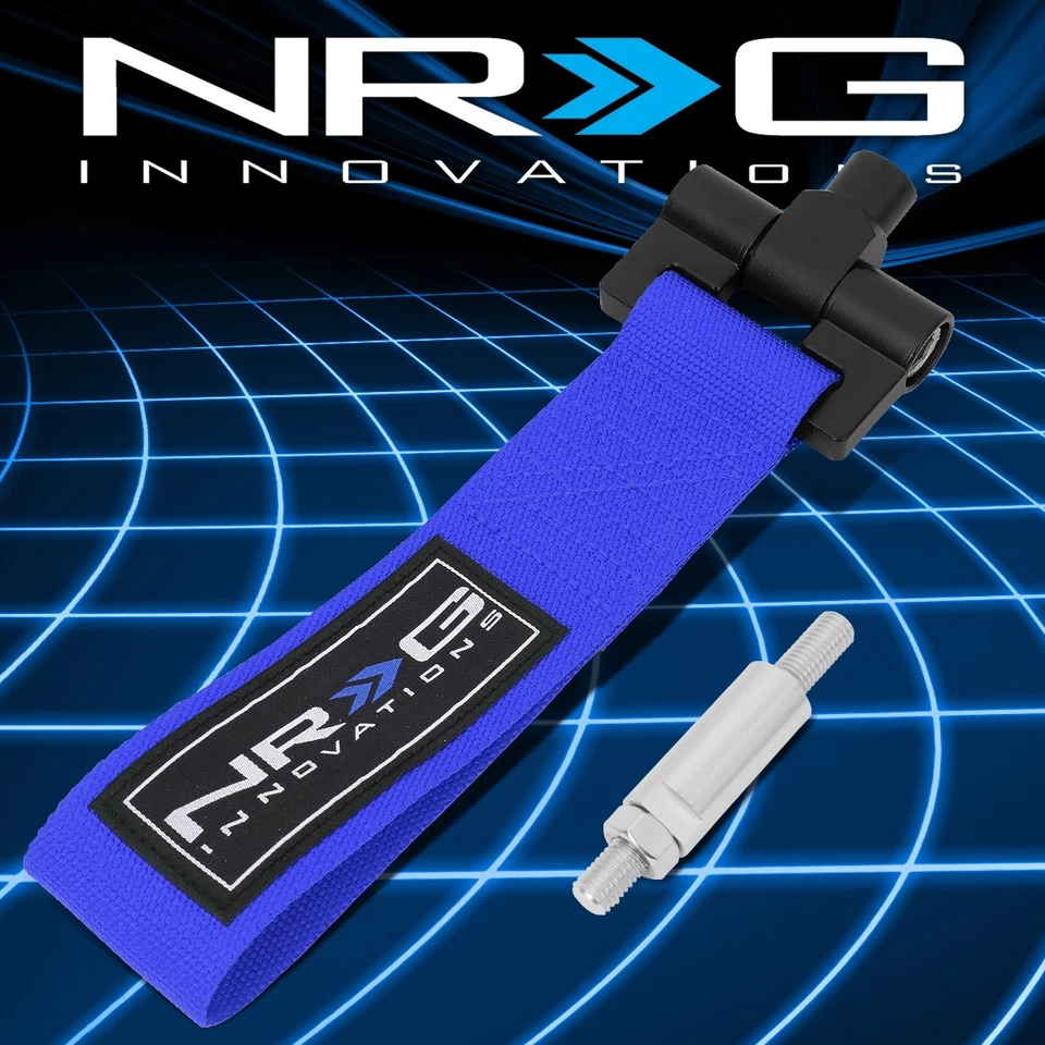 NRG TOW-130BL para 00-09 S2000 Insight Fit gancho de remolque delantero/trasero correa de remolque cinturón Foto 1 de 4