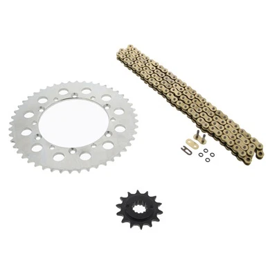 Kawasaki KLX650R 650R 1993-1996 oro junta tórica cadena y piñón plata 14/48 110L Foto 1 de 4