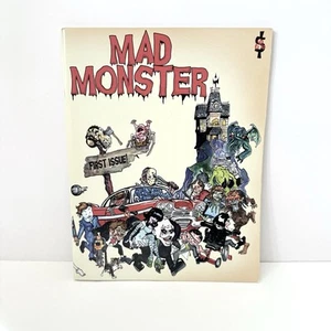 Mad Monster #1 666 First Issue Horror Magazine Frank Frazetta Wraparound Cover ￼ - Picture 1 of 5