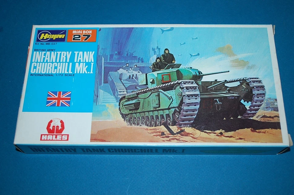 Hasegawa 027 -Infantry Tank Churchill Mk. I scala 1/72 - Immagine 1 di 1