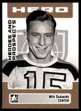 2007-08 In The Game Heroes & Prospects Milt Schmidt #2