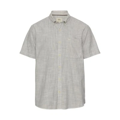 Camel active Camisa de Hombre Manga Corta Regular Fit Gris 5S62 409262 03 Crudo - Imagen 1 de 4