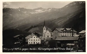 Obergurgl, Ötztal, Tirol mit Gasthof "Edelweiss" u. Gasthof "Zum Curat", 40er J - Picture 1 of 2