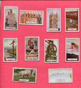 1924 PARK DRIVE GALLAHER Ltd CIGARETTES THE REASON WHY? 10 TOBACCO CARD LOT