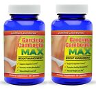 Pure Garcinia Cambogia Extract 60% HCA Diet Natural Weight Loss Pills 2 Bottles