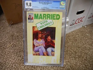 Married With Children 5 cgc 9.8 Now Comics 1990 Katey Sagal Peggy Bud Bundy FOX - Picture 1 of 3