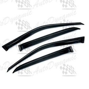 FOR 2009-2018 RAM 1500+2500+3500 CREWCAB ACRYLIC WINDOW VISORS RAIN GUARDS 4P - Picture 1 of 1