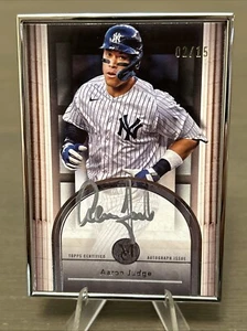 2024 Topps Museum AARON Richter Auto Silver FRAME /15 Yankees su carta autografo! - Foto 1 di 6