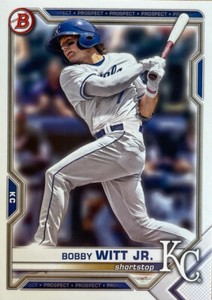 Bobby Witt Jr. 2021 Bowman Paper Draft #BD-47 Kansas City Royals Rookie