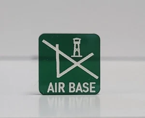 "Marcadores de base aérea de acrílico de 0,75" (x10) AC023-TG" de piezas y aliados - Imagen 1 de 1