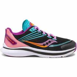 Saucony Kinvara 12 Junior Running Shoes - Black/Pink - UK 4.5/EU 37.5/US 5.5