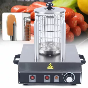 220V Restaurant Hot Dog Warmer Machine Shop Home Commerical Bread Warm Tool New - Picture 1 of 11