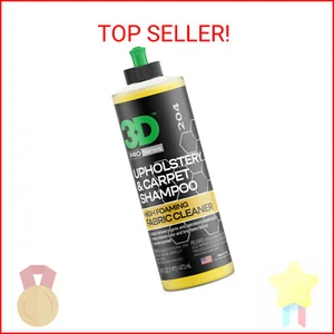 3D Upholstery & Carpet Shampoo - High Foam Stain Remover & Odor Eliminator Shamp - Picture 1 of 2
