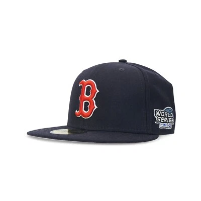 Boston Red Sox New Era 2004 World Series Cooperstown Navy 5950 Fitted Hat Cap - Image 1 of 4