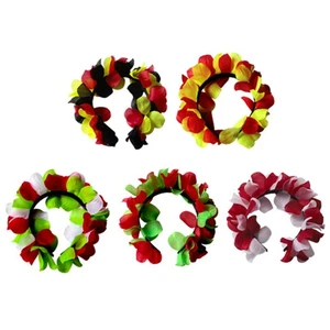 5 piezas diadema con flores resort costero mujer aros para el cabello tocado vacaciones - Imagen 1 de 12