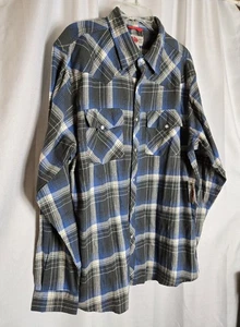 NWT Field and Forest Calumet Everyday Flannel Western Cut Pearl Snap Plaid Shirt - Picture 1 of 9