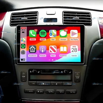 Radio estéreo GPS para coche 9" Android 15 Carplay para LEXUS ES300 ES330 ES250 2001-2006 Foto 1 de 4