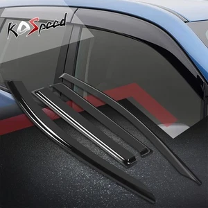 4x Window Visors Sun Guard Rain Deflector Vent Shade for GMC Terrain 2018-2024 - Picture 1 of 5