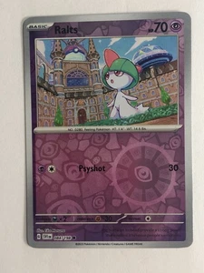 Pokemon TCG Scarlet & Violet Reverse Holographic Ralts 084/198 Near Mint - Picture 1 of 3