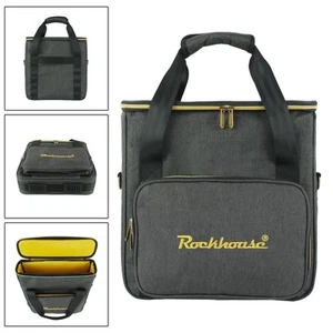 Vinyl Record Bag with Lid Holds 12" LP Albums Travel Carrying LP Record Case - Picture 1 of 7
