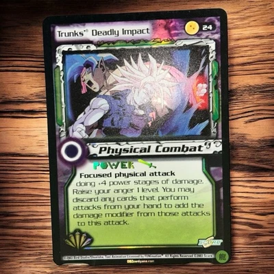 Dragon Ball Z TCG - Trunks Deadly Impact 24 - Promo - Score Bojack Subset - Image 1 of 2