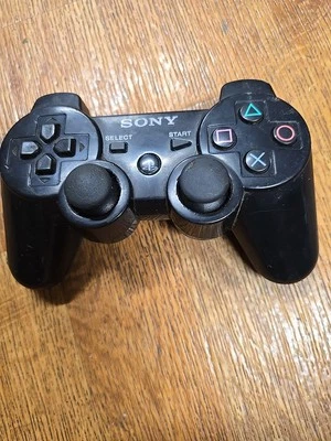  PS3 OEM Black DualShock 3 Wireless Controller SIXAXIS CECHZC2U - Joystick Drift - Image 1 of 4