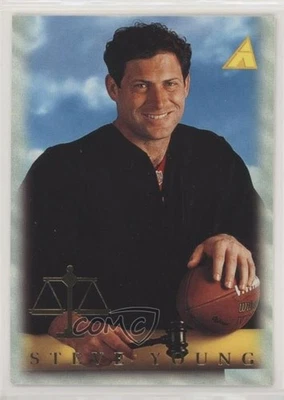 1995 Pinnacle Steve Young #192 HOF - Image 1 of 2