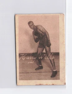 1925 La Morena El Salvador Serie A #38 Harry Wills Rare Tobacco Type Card - Picture 1 of 2