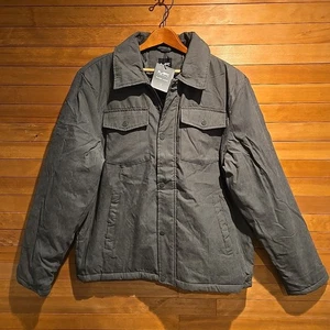 Mack Russo Puffer Jacket Men L Dark Sage Green Trucker Preppy Pockets Gorpcore - Bild 1 von 7