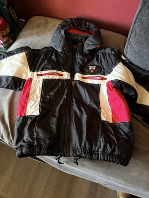 Винтажная детская куртка 90-х PRO PLAYER CHICAGO BULLS на молнии с капюшоном NBA 18/20 - Изображение 1 из 3