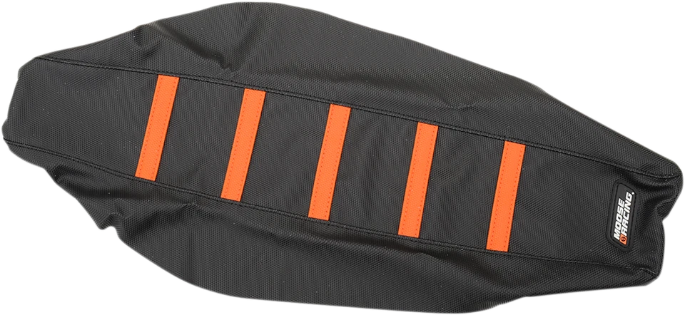 Cubierta de asiento acanalada MOOSE OFFROAD - cubierta negra/costillas naranjas - KTM KTM8518-336 Foto 1 de 1