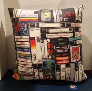 Society6 80S/90s Culture Pillow Cover Only. Celebrate The GEN X Retro Vibe 15” - Picture 1 of 7