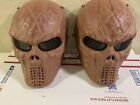 Lot Of 2 Full Face Mask Protection Outdoor Airsoft Metal Mesh Eye Protection